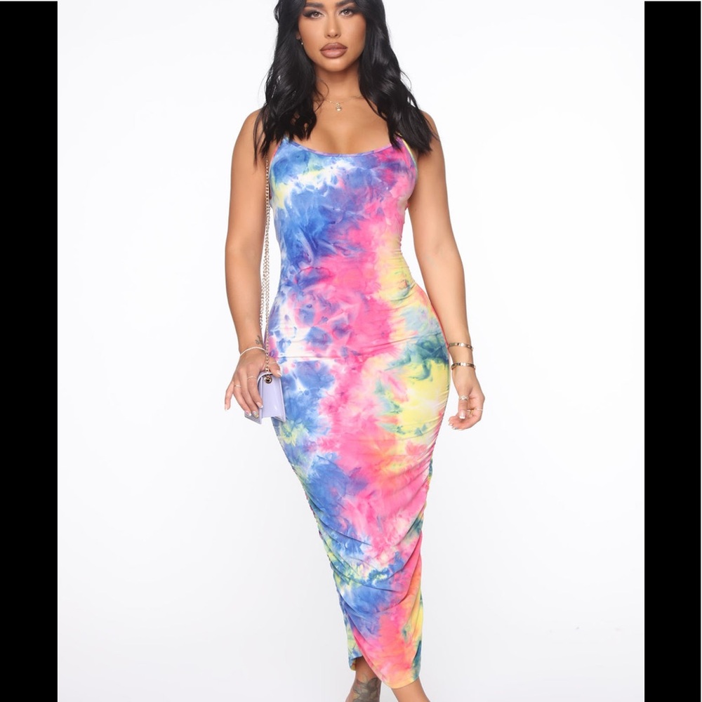 Brand Bew Fashion Nova Tie dye dress